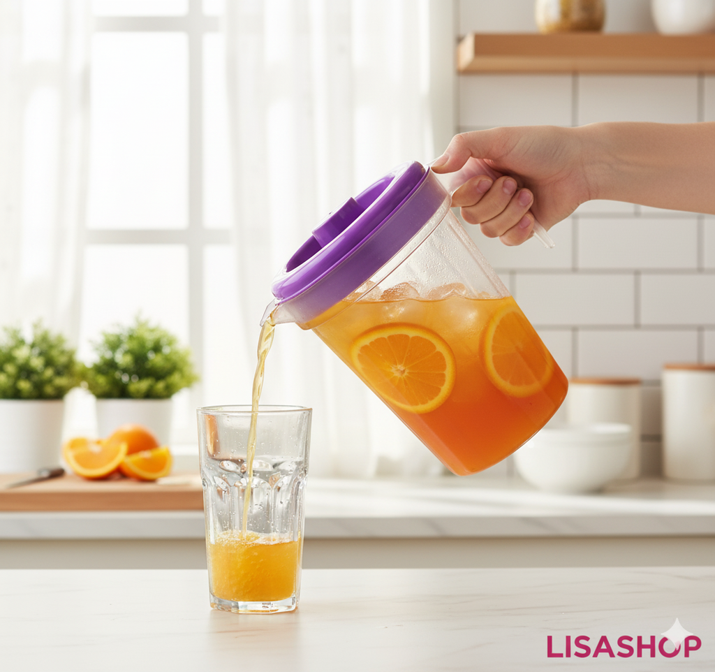 Jarro con manilla 2 litros de capacidad LISASHOP