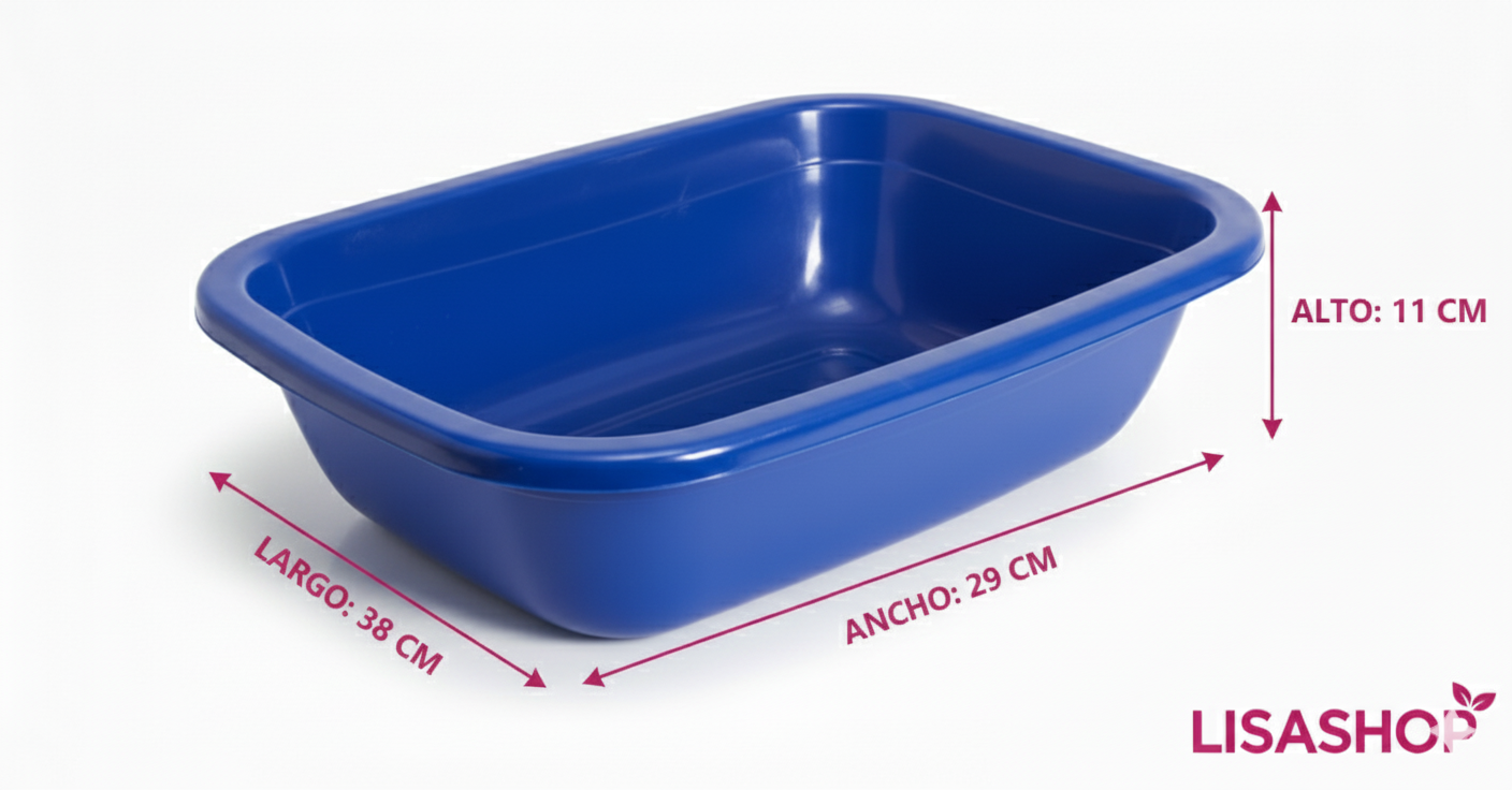 Gamela Fuente Rectangular 7 Litros Capacidad LISASHOP