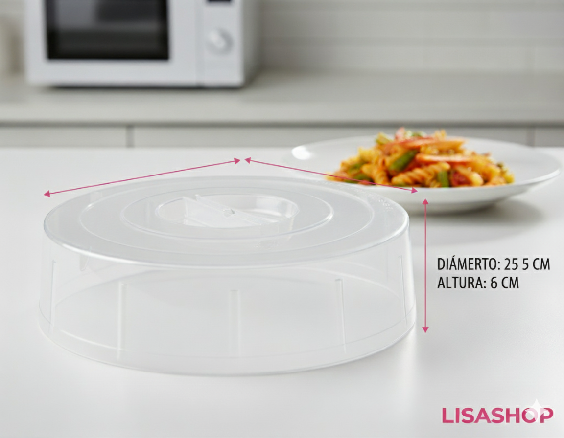 Tapa Para Microondas Anti Salpicaduras utensilio cocina LISASHOP